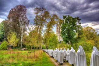 In the park of the Archbishop of Mechelen