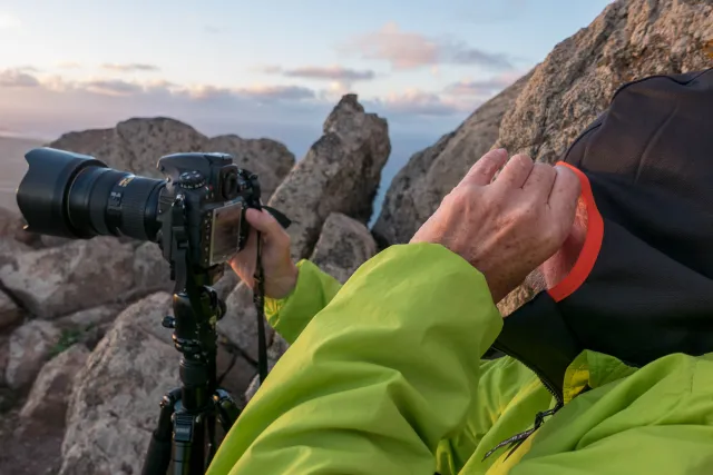 Jürgen beim Fotografieren