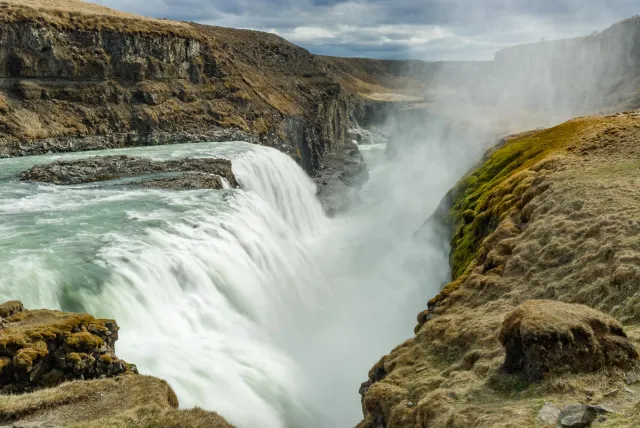 Der Gullfoss - Goldwasserfall