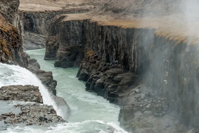 The Gullfoss - Gold Waterfall