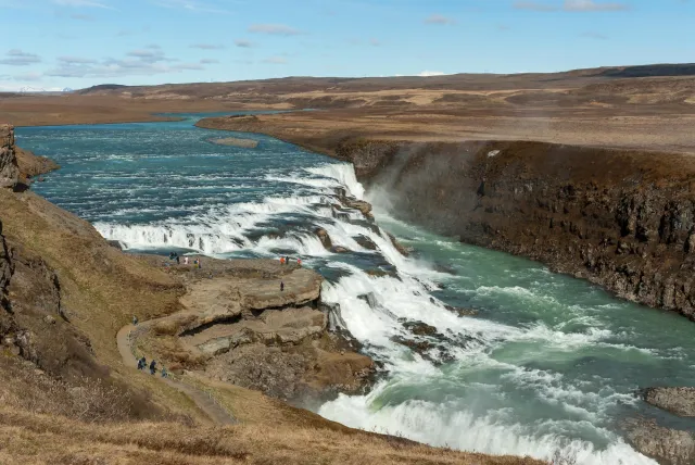 The Gullfoss - Gold Waterfall