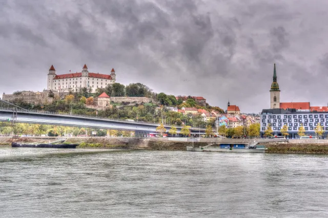 Bratislava Castle over the Danube