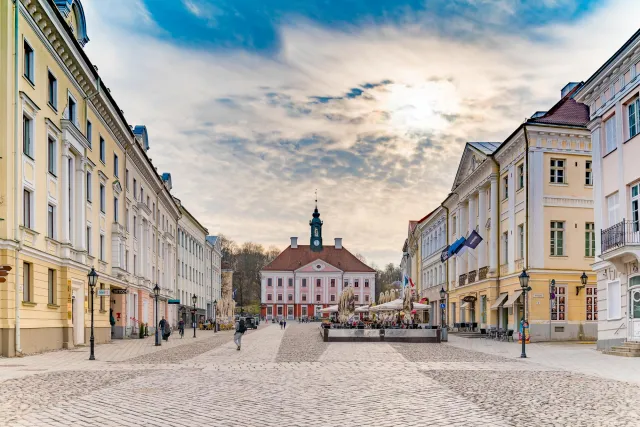 Das Rathaus von Tartu