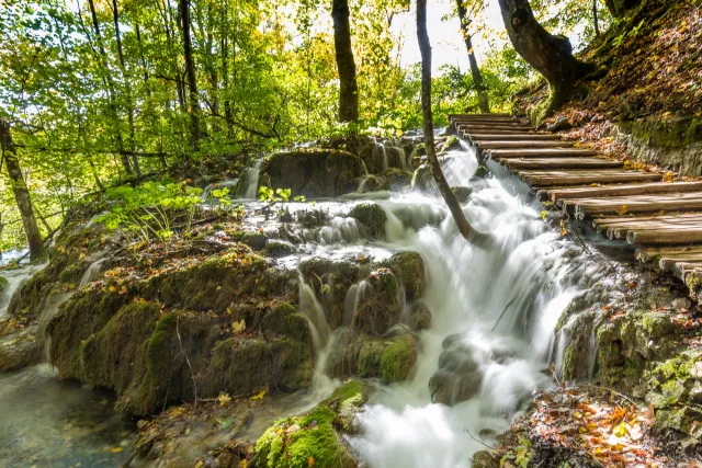 The Plitvice Lakes