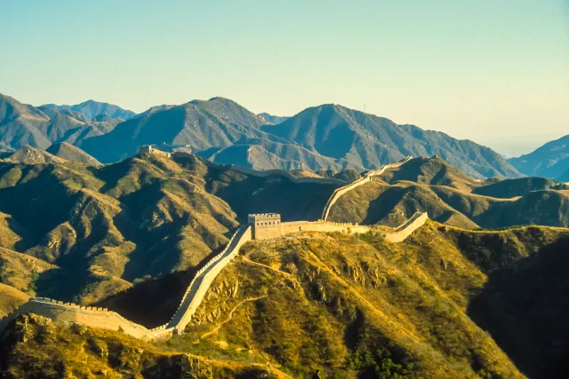 Die Chinesische Mauer im Norden Chinas