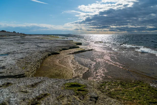 Die Klappersteinküste im Norden Ölands