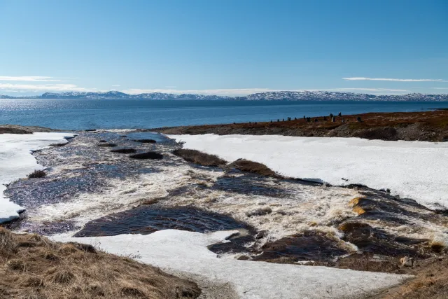 Die Küste von Vadsøya