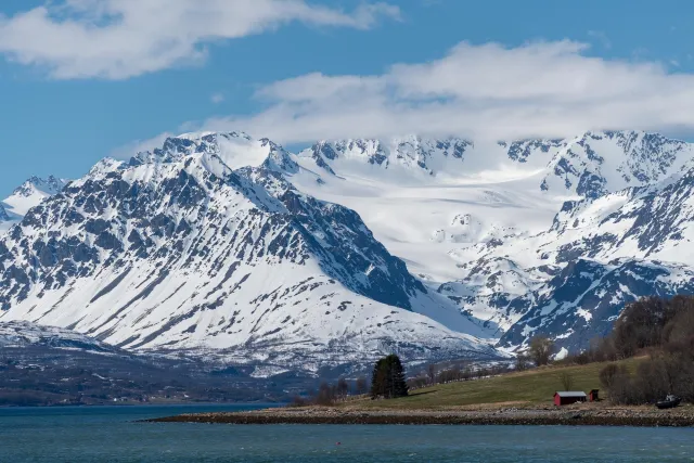 Fahrt zu den Lyngenfjordalpen