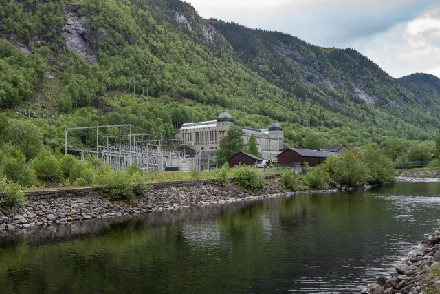 Wasserkraftwerk Såheim in Rjukan