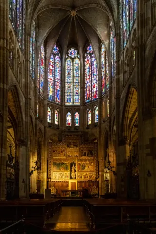 Leon Cathedral in Spain