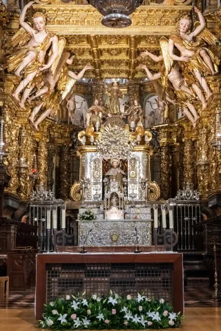 The Cathedral of Santiago de Compostela, the destination of the Camino de Santiago