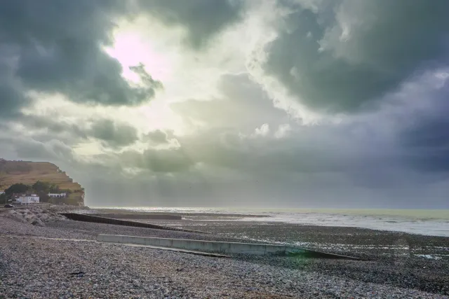 The Channel coast of Criel-sur-Mer