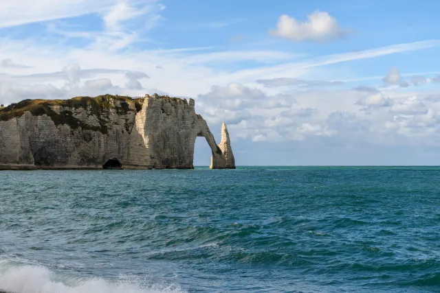 Die Kreidefelsen von Étretat