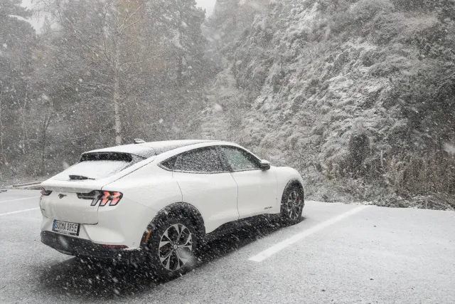 Mit dem Mustang Mach-E in Andorra