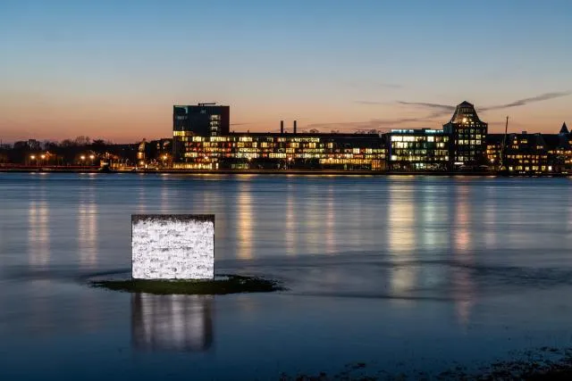 NFT 021: Flooding at the blue hour in Cologne on the Rhine