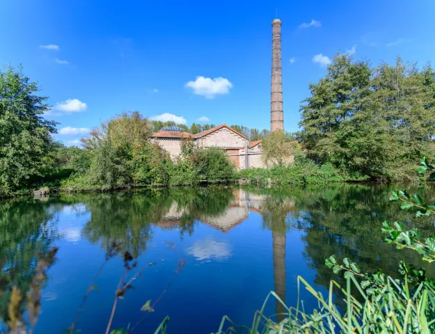 Old sugar cane factory on the Somme