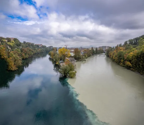 At the confluence of the Rhone and Arve